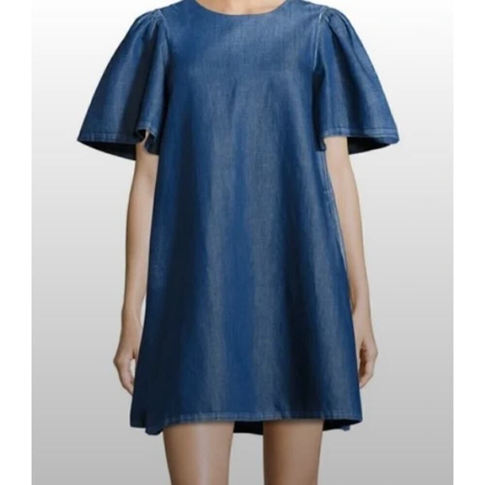 CO Denim Mini Swing Dress Sz. S